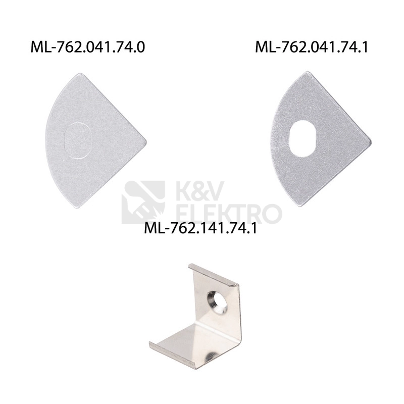 Obrázek produktu Rohový hliníkový profil RS2 16x16mm včetně mléčného difuzoru 2m McLED ML-761.041.74.2 4