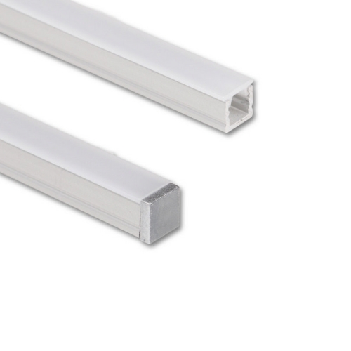 Přisazený hliníkový profil McLED PA1 7x6mm včetně mléčného difuzoru 2m ML-761.042.74.2
