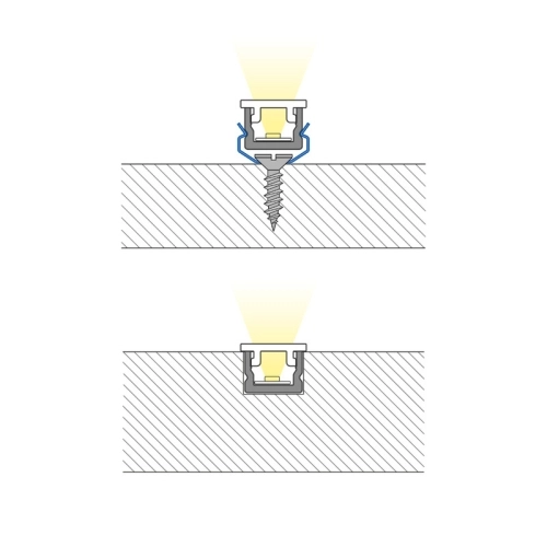 Přisazený hliníkový profil McLED PA1 7x6mm včetně mléčného difuzoru 2m ML-761.042.74.2 (obrázek 6)