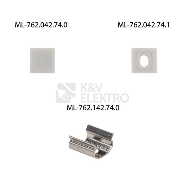 Obrázek produktu Přisazený hliníkový profil McLED PA1 7x6mm včetně mléčného difuzoru 2m ML-761.042.74.2 1