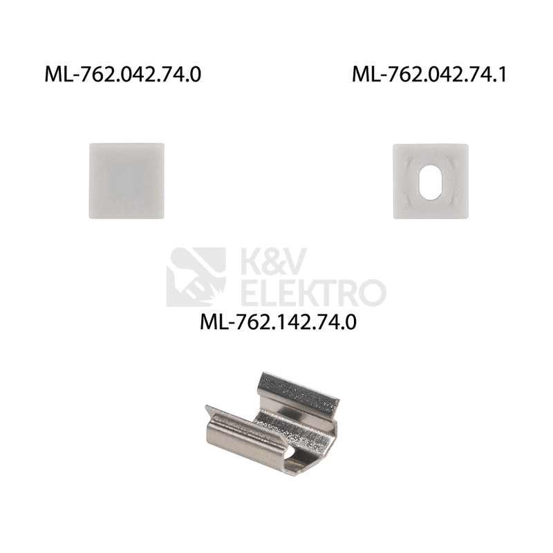 Obrázek produktu Přisazený hliníkový profil McLED PA1 7x6mm včetně mléčného difuzoru 2m ML-761.042.74.2 4