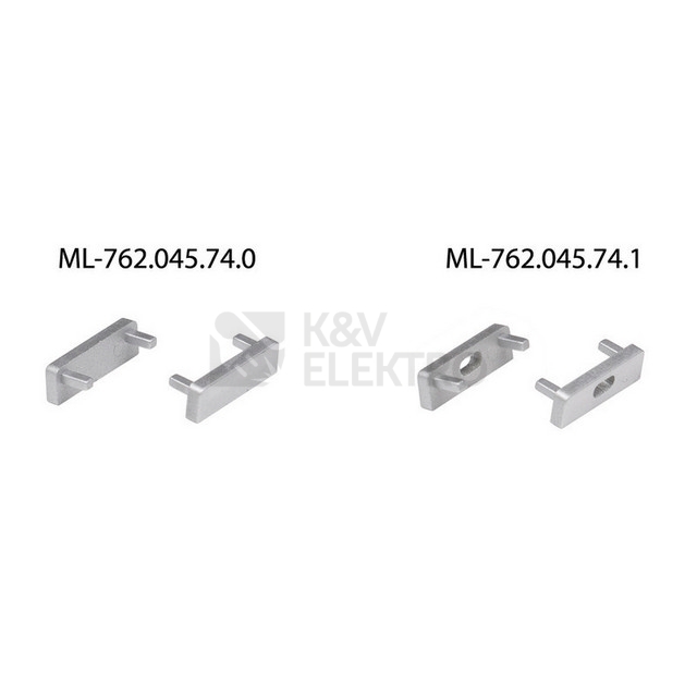 Obrázek produktu Přisazený hliníkový profil McLED PB1 17x5mm včetně mléčného difuzoru 2m ML-761.045.74.2 1