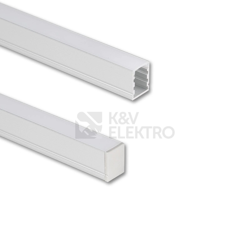 Obrázek produktu Přisazený hliníkový profil McLED PHA 12x15mm včetně mléčného difuzoru 2m ML-761.047.74.2 0