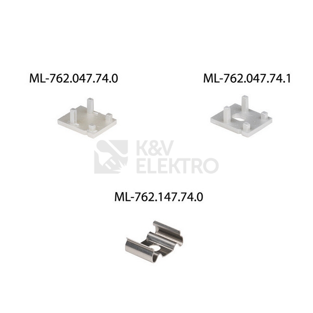 Obrázek produktu Přisazený hliníkový profil McLED PHA 12x15mm včetně mléčného difuzoru 2m ML-761.047.74.2 2