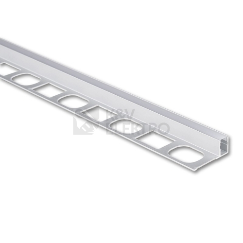 Hliníkový profil McLED pro obklady a dlažbu DC 28x11mm včetně matného difuzoru 2m ML-761.049.43.2