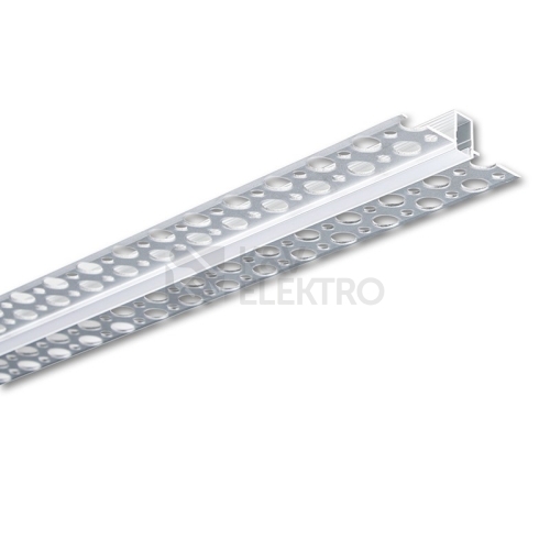 Vestavný hliníkový profil McLED AL pro sádrokarton 48x12mm včetně matného difuzoru 2m ML-761.050.43.2