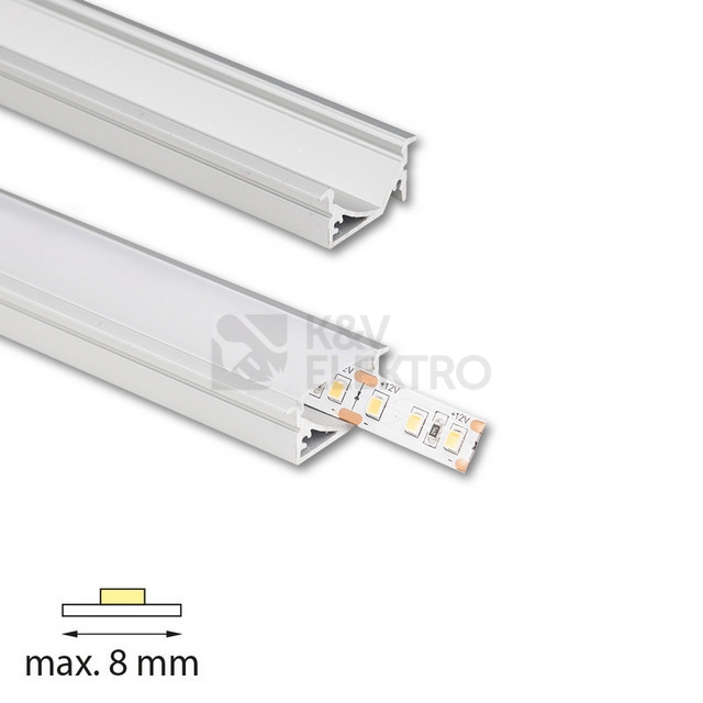 Obrázek produktu Vestavný hliníkový profil McLED VA 30x14mm včetně matného difuzoru 2m ML-761.057.43.2 2