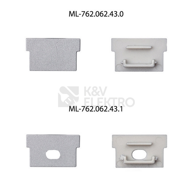 Obrázek produktu Nášlapný hliníkový profil McLED BA 22x13mm včetně mléčného difuzoru 2m ML-761.062.43.2 3
