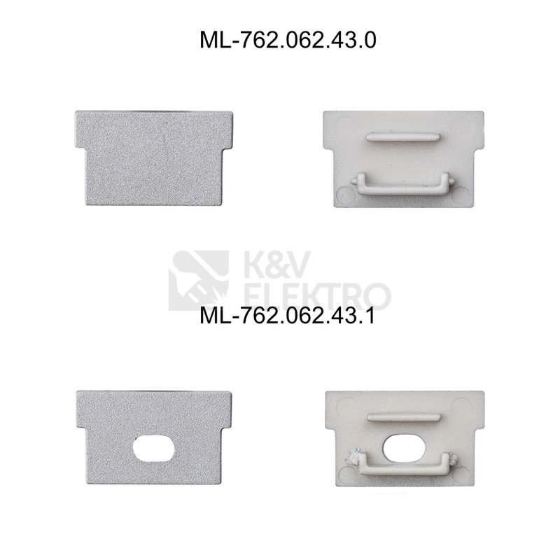 Obrázek produktu Nášlapný hliníkový profil McLED BA 22x13mm včetně mléčného difuzoru 2m ML-761.062.43.2 4