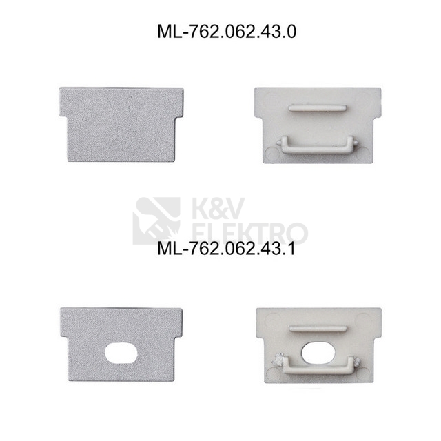 Obrázek produktu Nášlapný hliníkový profil McLED BA 22x13mm včetně mléčného difuzoru 2m ML-761.062.43.2 8