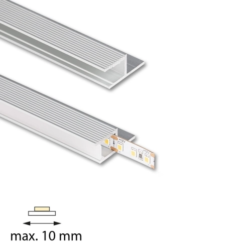 Hliníkový profil McLED AQ pro sádrokarton 33x14mm včetně mléčného difuzoru 2m ML-761.064.43.2 (obrázek 5)