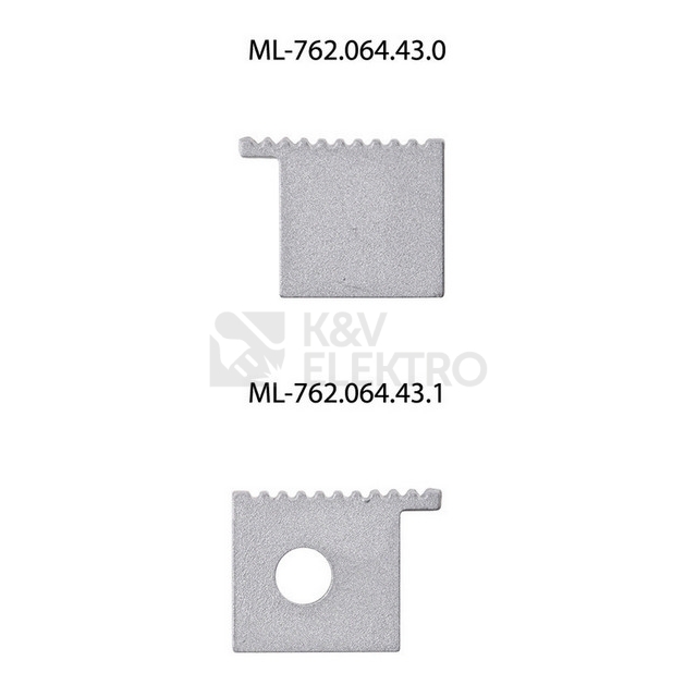 Obrázek produktu Hliníkový profil McLED AQ pro sádrokarton 33x14mm včetně mléčného difuzoru 2m ML-761.064.43.2 2