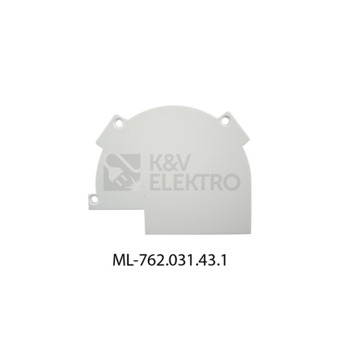 Koncovka LED profilu AJ levá bílá McLED ML-762.031.43.1