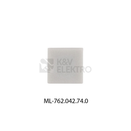 Koncovka LED profilu PA1 bez otvoru stříbrná McLED ML-762.042.74.0