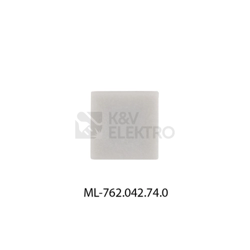 Koncovka LED profilu PA1 bez otvoru stříbrná McLED ML-762.042.74.0