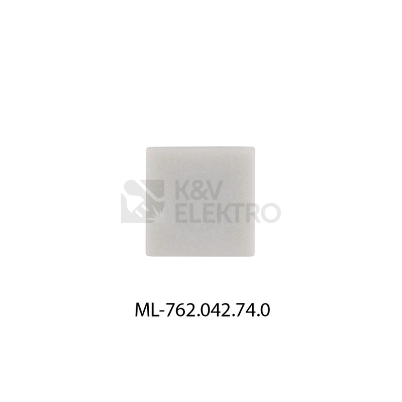 Obrázek produktu Koncovka LED profilu PA1 bez otvoru stříbrná McLED ML-762.042.74.0 0