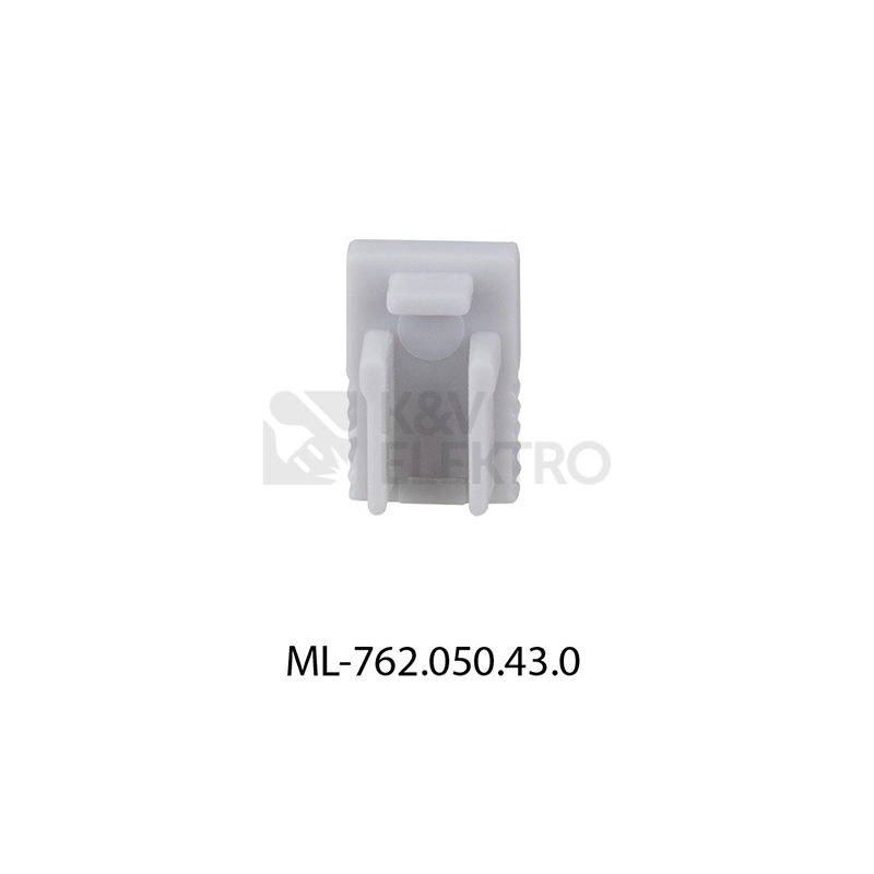 Obrázek produktu Koncovka LED profilu bez otvoru pro AL stříbrná McLED ML-762.050.43.0 0
