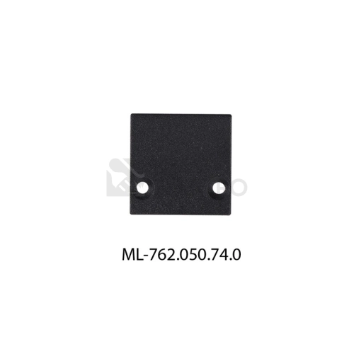Koncovka LED profilu PCA bez otvoru černá McLED ML-762.050.74.0