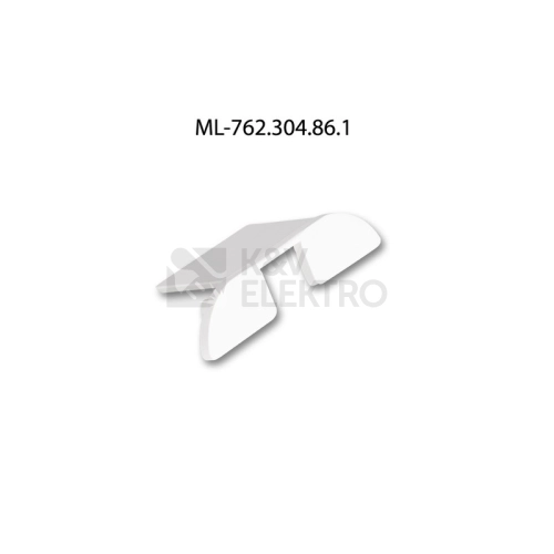 Koncovka LED profilu PX2 s otvorem stříbrná McLED ML-762.304.86.1
