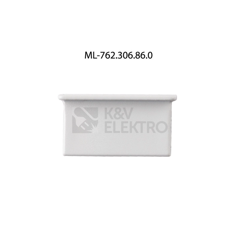 Obrázek produktu Koncovka LED profilu VK bez otvoru stříbrná McLED ML-762.306.86.0 0