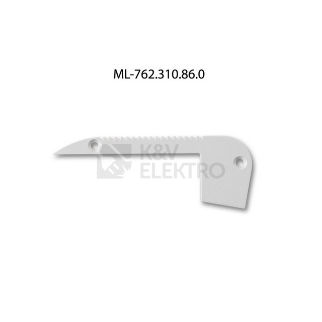Obrázek produktu Koncovka LED profilu BF pravá stříbrná McLED ML-762.310.86.0 0
