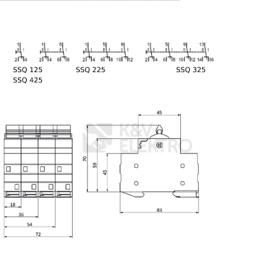 Obrázek produktu Přepínač ETI SSQ 440 4P 40A I-0-II 002421445 1