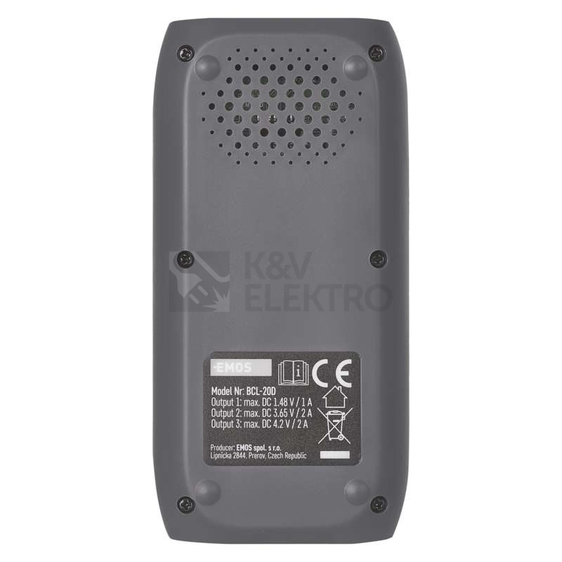 Obrázek produktu Univerzální nabíječka li-ion baterií EMOS BCL-20D N9221 6