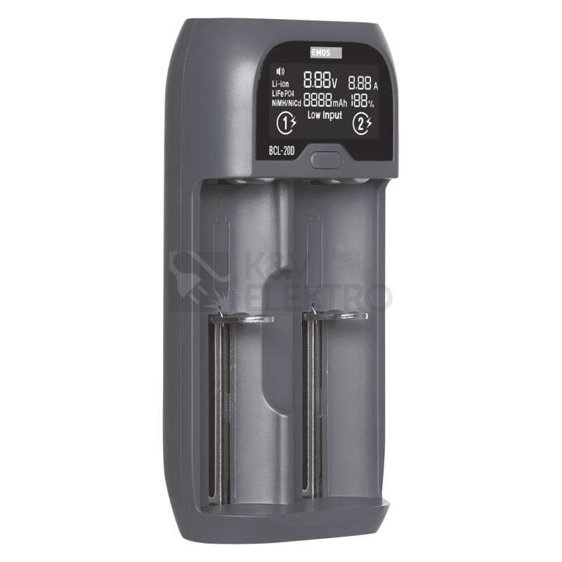 Obrázek produktu Univerzální nabíječka li-ion baterií EMOS BCL-20D N9221 10