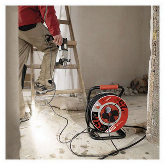 Prodlužovací kabel na bubnu 25m/4zásuvky 3x1,5mm2 černá EMOS P084255 1908242514 (obrázek 10)