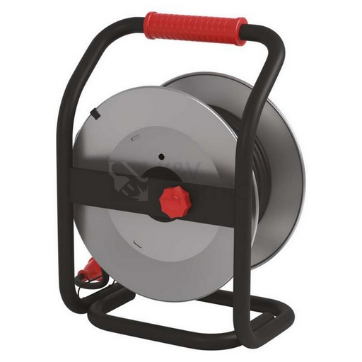 Obrázek produktu Prodlužovací kabel na bubnu 25m/4zásuvky 3x1,5mm2 černá EMOS P084255 1908242514 8