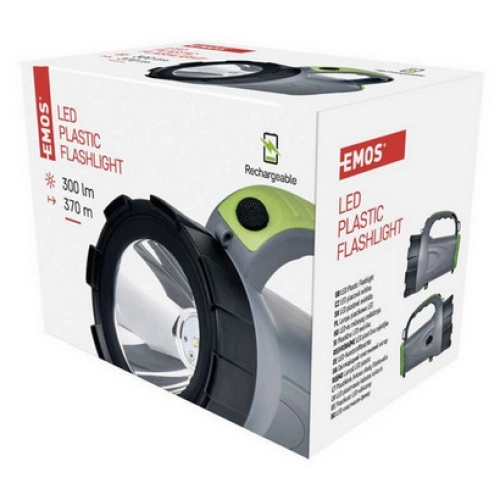 LED nabíjecí ruční svítilna s popruhem přes rameno 300lm 2400mAh EMOS P2311 (obrázek 9)