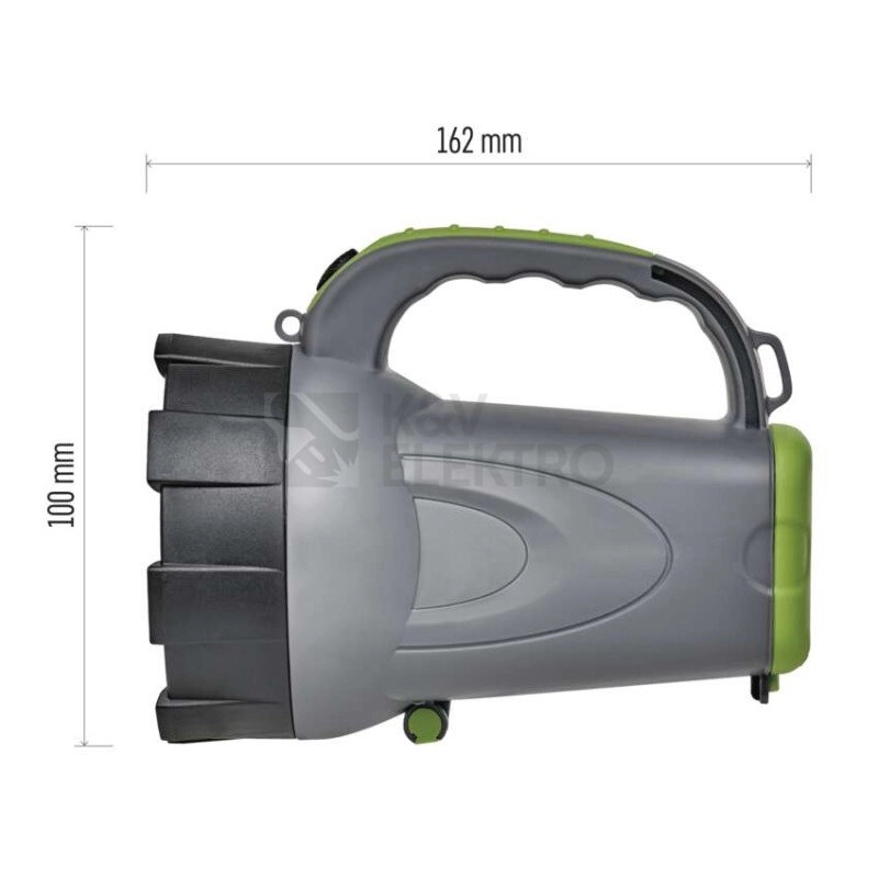 Obrázek produktu LED nabíjecí ruční svítilna s popruhem přes rameno 300lm 2400mAh EMOS P2311 18