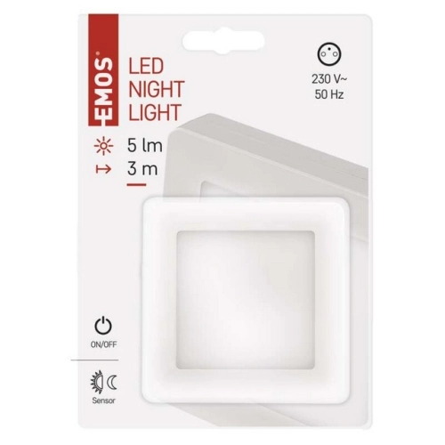 LED noční světlo EMOS P3316 s fotosenzorem do zásuvky (obrázek 7)