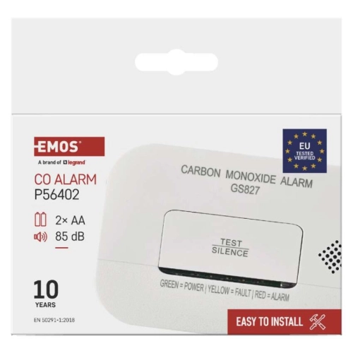 Detektor oxidu uhelnatého GS827 EMOS P56402 (obrázek 8)