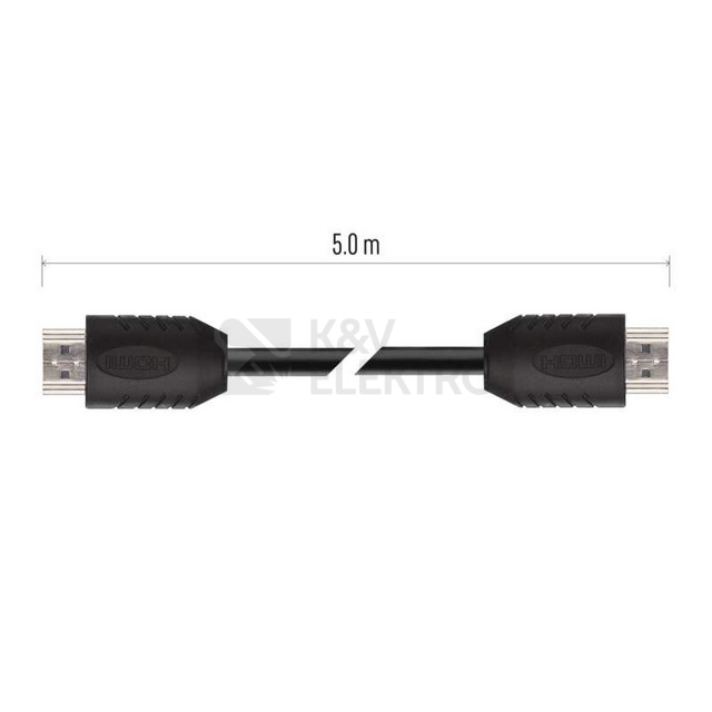 Obrázek produktu  HDMI kabel 2.0 High Speed 4K EMOS S10500 A-A vidlice 5m
 6