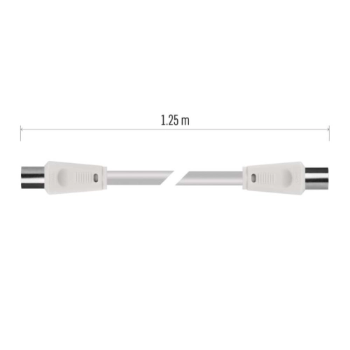 Anténní koaxiální kabel EMOS S30100 1,25m rovné koncovky (obrázek 7)