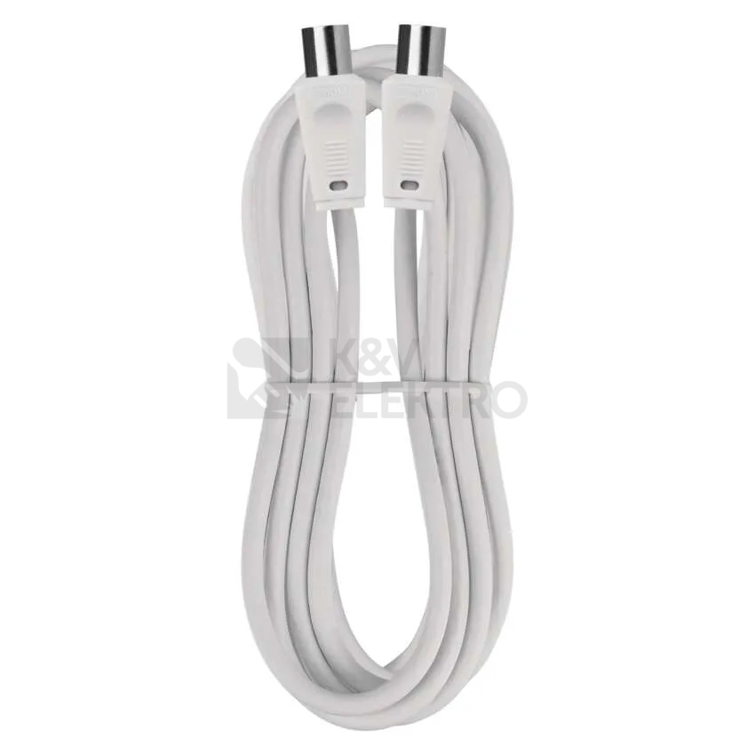 Obrázek produktu  Anténní koaxiální kabel EMOS S30200 2,5m rovné koncovky 2