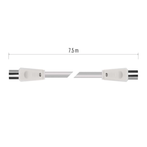 Anténní koaxiální kabel EMOS S30700 7,5m rovné koncovky (obrázek 7)