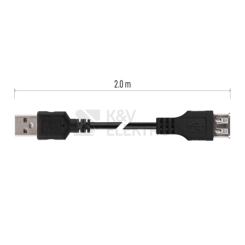 Obrázek produktu USB kabel EMOS 2.0 A–A 2m S70201 6