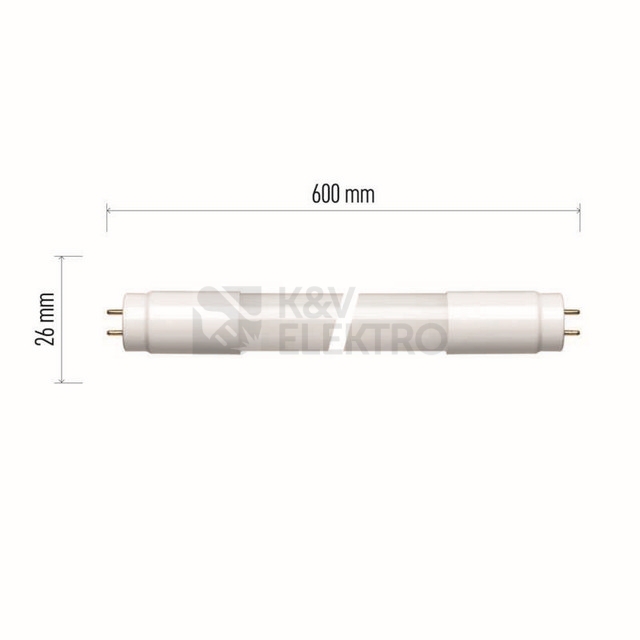 Obrázek produktu  LED trubice Emos T8 9,4W 60cm studená bílá Z73114 5