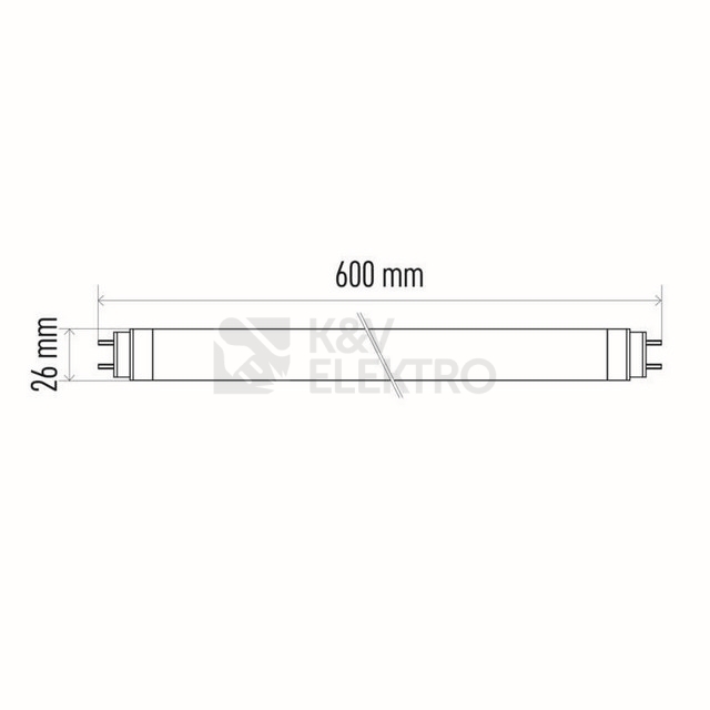 Obrázek produktu  LED trubice Emos T8 9,4W 60cm studená bílá Z73114 5