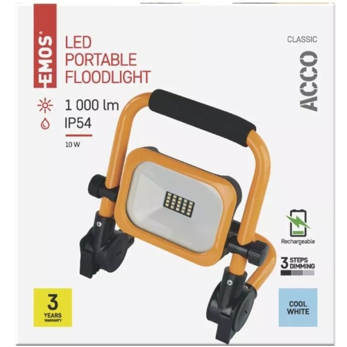 Přenosný nabíjecí LED reflektor 10W EMOS ACCO ZS2812