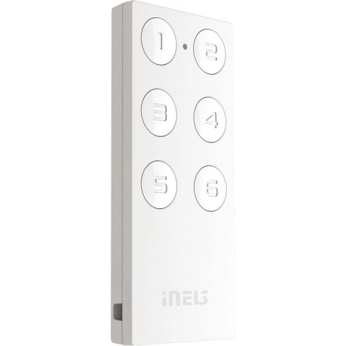 Bezdrátová klíčenka INELS ELKO EP RF KEY-60/W bílá 6 tlačítek