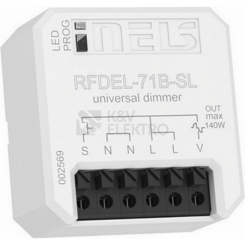  Bezdrátový stmívač INELS Elko EP RFDEL-71B-SL univerzal R,L,C,LED,ESL