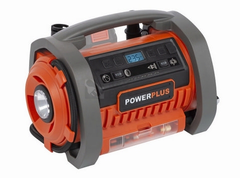 Obrázek produktu Aku kompresor 20V + 230V bez nabíječky a aku PowerPlus POWDP7030 14