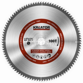 Obrázek produktu Pilový kotouč univerzální 305mm 100T KREATOR KRT020506 0