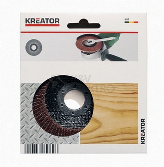 Obrázek produktu Lamelový brusný kotouč 125mm G80 KREATOR KRT255505 1