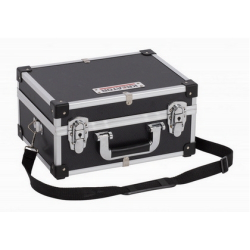 Levně Hliníkový kufr prázdný 320x230x160mm černý KREATOR KRT640106B