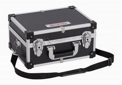 Obrázek produktu Hliníkový kufr prázdný 320x230x160mm černý KREATOR KRT640106B 0