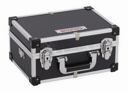 Obrázek produktu Hliníkový kufr prázdný 320x230x160mm černý KREATOR KRT640106B 1